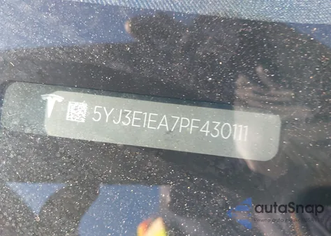 2023 Tesla Model 3 Rear-Wheel Drive z USA, uszkodzony, nr VIN 5YJ3E1EA7PF430111